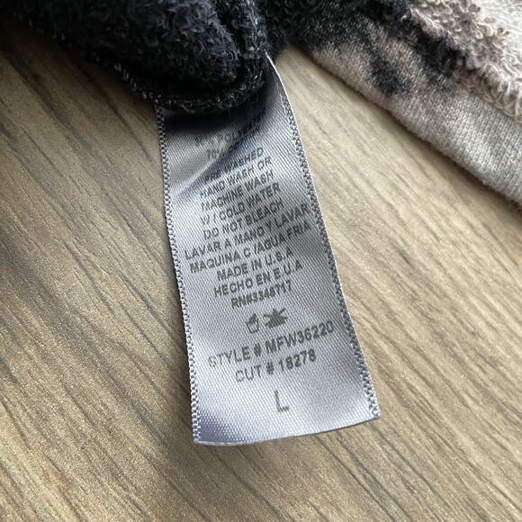 T-Party Long Sleeve Mineral Open Front Duster Cardigan Large Made in USA Terry - Picture 6 of 9